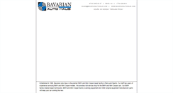 Desktop Screenshot of bavarianautohaus.com